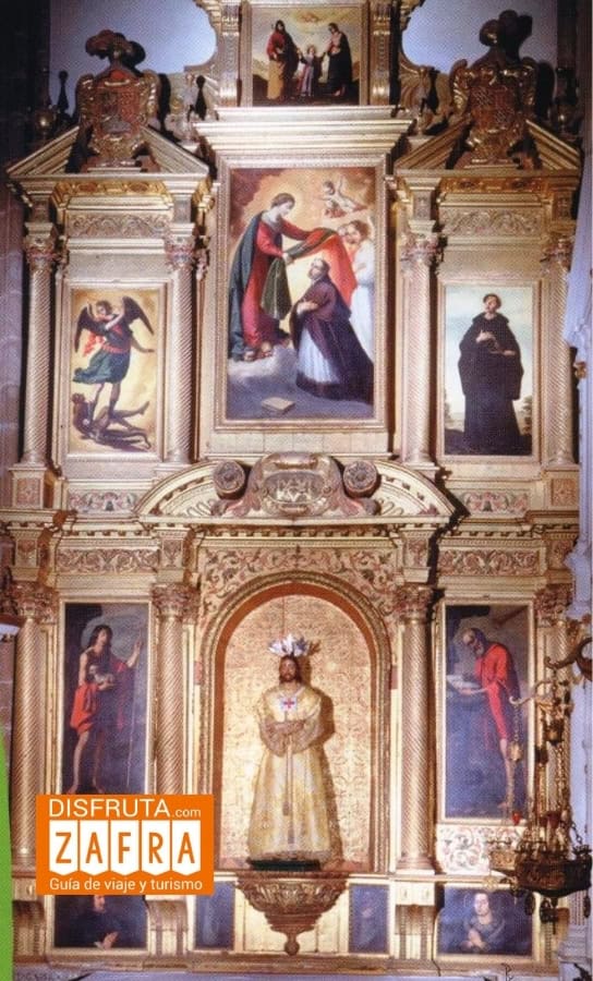 Retablo de Zurbarán en Zafra Retablo de Francisco de Zurbarán en la Iglesia de la Candelaria de Zafra